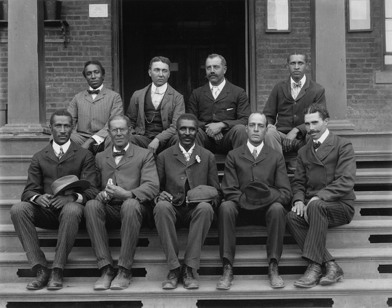 Historical_African_American_048_11x14_George_Washington_Carver_and other Professors_Tuskeegee_Institute